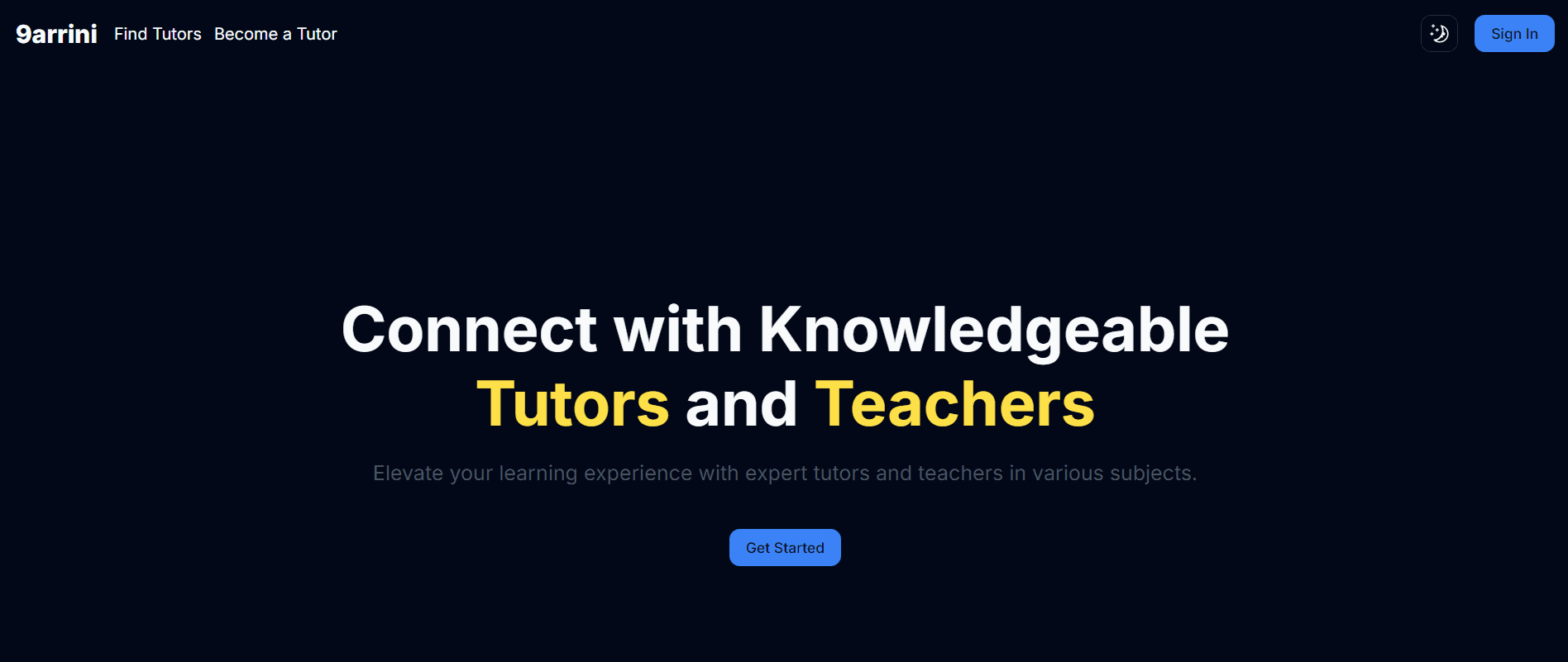 Online Tutoring Platform